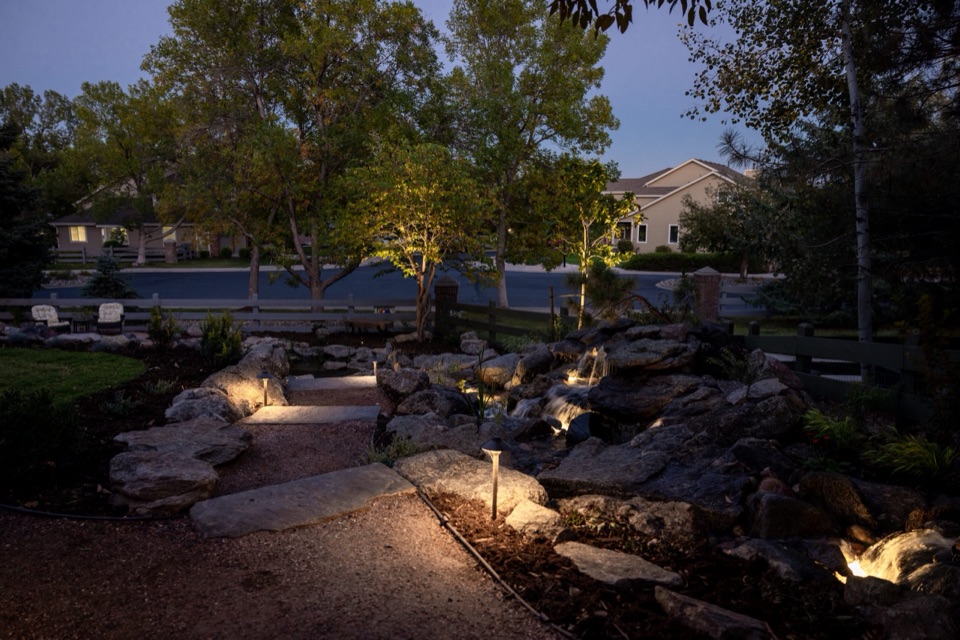 Colorado Springs, ColoradoBeautiful landscape lighting in Colorado SpringsYour g