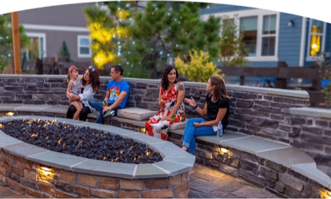 Custom outdoor fire pit builders in Denver & Colorado Springs